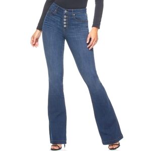 Button Fly Melísa Flare High Rise Jean by Sofía Vergara